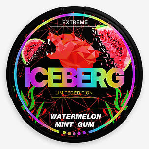 Iceberg Watermelon Mint Gum 50mg