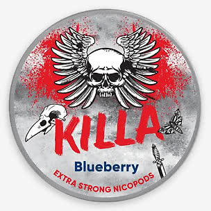 KILLA Blueberry Extra Strong Slim All White
