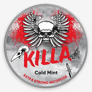 KILLA Cold Mint Extra Strong Slim All White